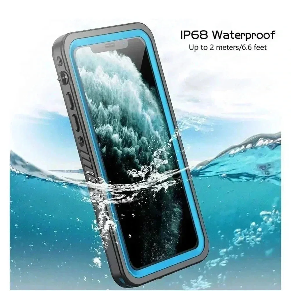 Waterproof Case For iPhone 11‎ 6.1” Built-in Screen Protector Full-Body Rugged